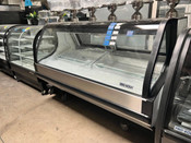 OPEN BOX SPECIAL NEW 80" Meat Case Self Contained NSF Curved Glass Pro-Kold MCSC-80-W #3193-OB