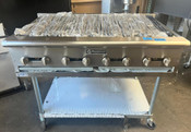 NEW 48" Radiant Gas Char Broiler Countertop 8 Burners Heavy Duty Grill GSW AEBR-48 #1410-OB