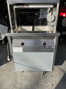 2 Well Electric Steam Table Hot Food Serving Station Cart Heat Lamp Shelf Randell RAN HTD-2 #1622