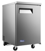 NEW 1 Door 23" Back Bar Cooler Stainless Steel Refrigerator NSF Atosa MBB23GR #1785
