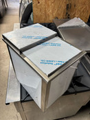 NEW 17x12 Drop In Insulated Stainless Steel Ice Bin With Sliding Lid & Drain #2304-OB