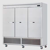 NEW 3 Door Refrigerator Reach In Stainless Steel Cooler Blue Air BSR72-HC #2329