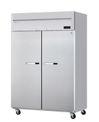 NEW 2 Door Refrigerator Reach In Stainless Steel Top Mount Blue Air BSR49T-HC #2332