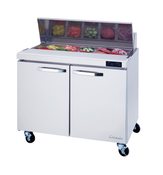 NEW 2 Door Refrigerated Sandwich 36" Prep Table Blue Air BLPT36-HC NSF Cooler #2359