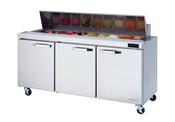 NEW 3 Door Refrigerated Sandwich 72" Prep Table Blue Air BLPT72-HC NSF Cooler #2371