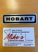 NEW 3"x7/8" Hobart Equipment Sticker Decal Emblem Logo Mixer #7845