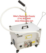 NEW Deep Fryer Portable Oil Filter Adcraft OF-40 Transport Caddie Cart Dolly #6323-OB