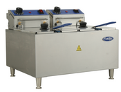 NEW 32LB Electric Countertop Fryer Double Basket 208V Atosa ACEF-32 #2901