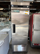 1 Door Refrigerator Upright Reach In Solid Stainless Steel Blue Air BASR1 #2917