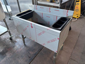 New 36" Under Bar Ice Bin Box Advance Tabco SLI-12-36 Insulated With Bottle Holders #2984-OB