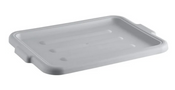 NEW 20" x 15" Gray Polypropylene Plastic LID Bus Tub Box Dish Flatware Bin TOP #3105