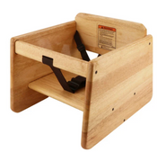 NEW Natural Wood Child Booster Seat with T-Strap GET BS-200-MOD-N2 #3136