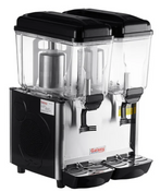 NEW Double 3 Gallon Bowl Refrigerated Beverage Juice Dispenser 120V 2 Flavor Cold Drink Galaxy GRBD3G2 #3262