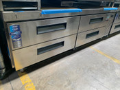 72" Refrigerated Chef Base 4 Drawer Equipment Stand Cooler Dukers DCB72-D2 #6292-OB