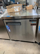 29" Under Counter Refrigerator Worktop Stainless Steel Cooler NSF Dukers DUC29R #2036-OB