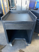 Cambro ES28RL110 Cashier Cart Checkout Stand On Wheels Portable Mobil Catering POS Cart #9857