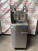 35 LB Deep Fryer Nat Gas Heavy Duty Burners Energy Star Natural Gas Atosa ATFS-35ES #3375