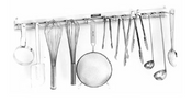 NEW 36" Utensil Rack With Holders Snap Rack Sparke SRK-3 #3435-OB