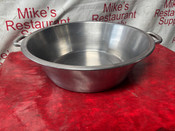 16 Quart 18-1/2" Round Tapered To 12" Stainless Steel Mixing Bowl Heavy Duty Qt #3481