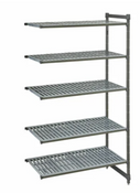 NEW Cambro EA185484V5580 54"x18"x84" 5 Shelves Camshelving Elements Stationary Add-On Unit #3507-OB
