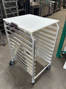 NEW 10 Tier Bakery Speed Rack Cutting Board Work Top Full Size Sheet Pan Tray NSF Regency #3605