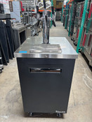 NEW Triple Tap 1 Door Back Bar Refrigerator NSF Draft Beer Cooler Blue Air BBB23-1B-HC On Wheels #3609-OB