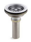 NEW Duostrainer Drain Basket Strainer Kohler 8801-CP W/ Extension #3671