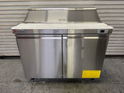 NEW 48" Refrigerated Sandwich Food Prep Table GenKraft GTSSP48 Cold NSF Cooler #3705