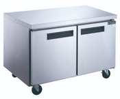 NEW 2 Door 36" Under Counter Refrigerator Worktop Stainless Steel Cooler NSF Dukers DUC36R #3893
