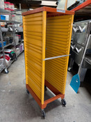 28 Slot Full Size Bakery Enclosed Sides Speed Rack Rubbermaid MaxRack 3413 Cart On Wheels NSF #3971