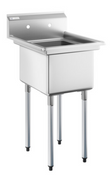 NEW 1 Compartment 16x20 Stainless Steel Sink Hand Wash Mop #4037
