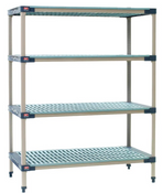 NEW 24" x 48" Metro MetroMax G4 i Polymer Shelving Unit 86" Tall Dry Storage Anti-Microbial NSF #4151