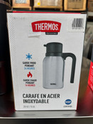 NEW 20oz Thermos Stainless Steel Carafe Insulated NSF Hot & Cold Drink Carrier #4198
