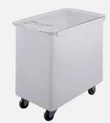 42-1/2 Gallon Ingredient Bin Cambro IB44 With Sliding Clear Lid On Wheels #4288