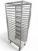 20 Tray Tier Speed Rack Full Sheet Size Bakery Pan Metro RD3N On Wheels NSF Aluminum #4297