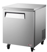 28" Under Counter Freezer Turbo Air EUF-28-N-V 1 Solid Door On Wheels 115V #4482