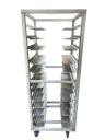 12 Tier Adjustable Aluminum Heravy Duty Speed Rack Full Size Tray Screen Bevles NSF #4559