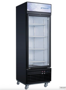 NEW 1 Glass Door 27" Freezer Merchandiser Display On Wheels Dukers DSM-15F #3939