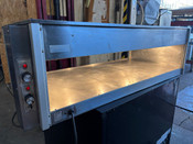 48" Heated Pass Through Food Warmer Shelf Hatco GRIBH-48D Double Infra-Black Electric #4698