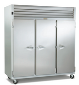 3 Door Reach In Refrigerator Traulsen G30010 NSF Up Right Triple On Wheels #4735