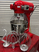20 Quart Hobart A-200T Mixer 120V NEW Bowl & Attachments Red Qt 1/3 HP #4792