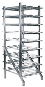 NEW #10 Bulk Can Storage Rack Full Size NSF Aluminum Win-Holt CR-162 Stationary #4751