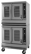 Gas Convection Ovens Montague 115A-2D(G) 230K BTU Double Stack Bakery Depth K-12 Stainless Steel NSF USA #4844