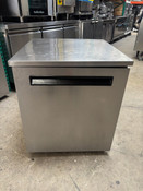 1 Door Under Counter Refrigerator 27" Delfield 406P NSF USA On Wheels Low Profile #4869
