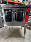 Full Size Vulcan VC4ED Electric Convection Oven On Wheels Stainless Steel NSF #4889