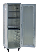 Enclosed Full Sheet Tray Size Food Cabinet New Age 97243B Aluminum NSF Mobile Transport #4893