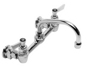 NEW 8" Faucet Fisher 3253 Wall Mount Adjustable Pantry Faucet 12" Swivel Neck #4983