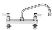 NEW 8" Fisher 3312 Deck Mounted Swivel Faucet 10" Swivel Spout Neck #4985