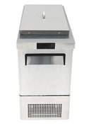 1 Door 17" Mega Top Refrigerated Prep Table Cooler w/ Night Cover NSF Atosa MSF17GR-NTCV #1783-OB