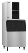 350 LB Ice Machine Hoshizaki KM-320MAH 115V Air Cooled On 500 LB Ice Storage Bin #5032